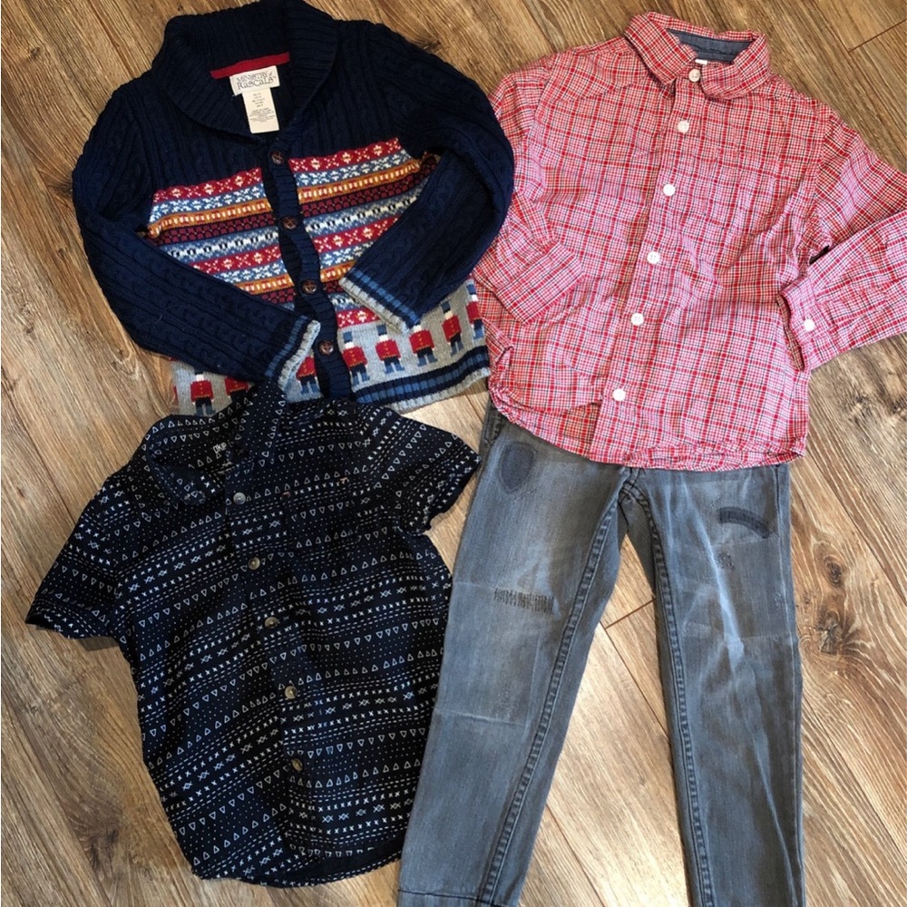 Boy 4T clothes bundle